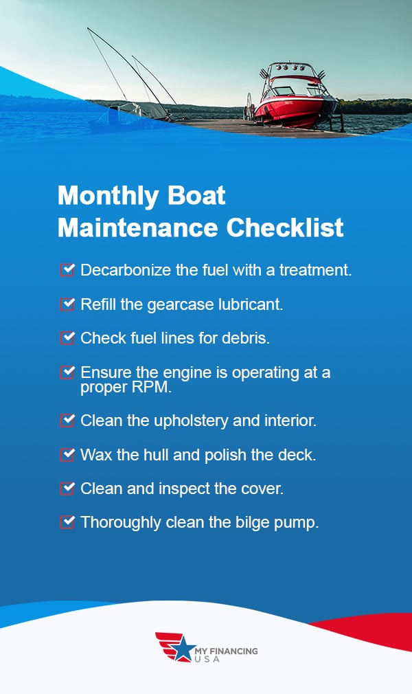 Monthly Boat Maintenance Checklist